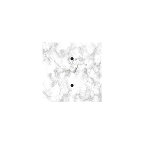 2 Holes - LARGE Square Ceiling Canopy Kit - Rose One System