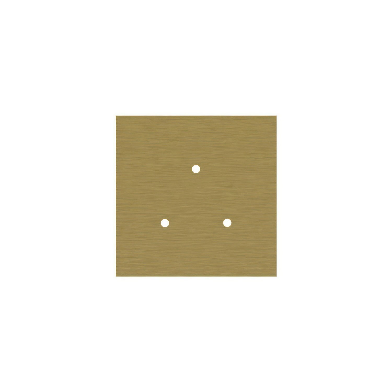 3 Holes - LARGE Square Ceiling Canopy Kit - Rose One System
