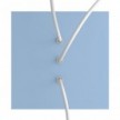 3 In-line Holes - LARGE Square Ceiling Canopy Kit - Rose One System