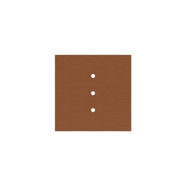 3 In-line Holes - LARGE Square Ceiling Canopy Kit - Rose One System