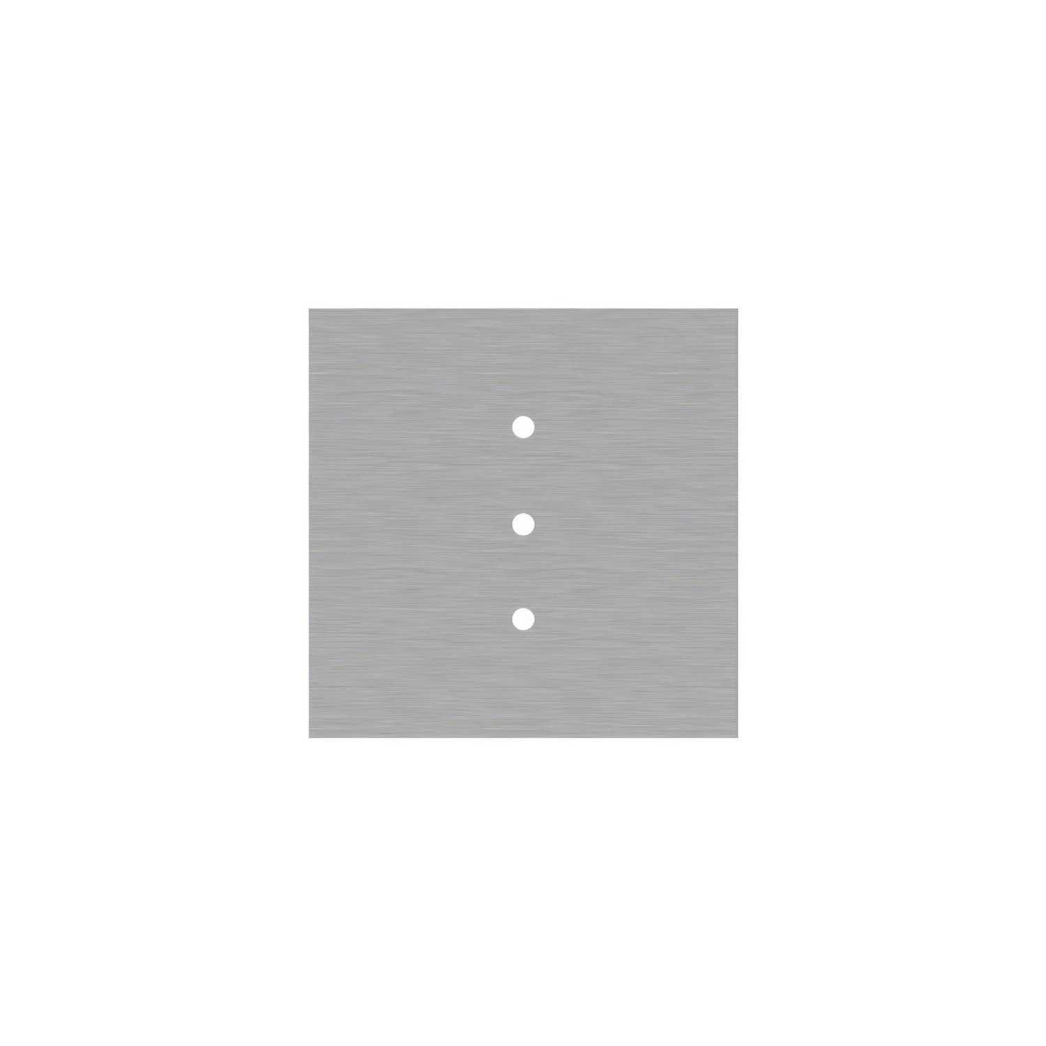 3 In-line Holes - LARGE Square Ceiling Canopy Kit - Rose One System