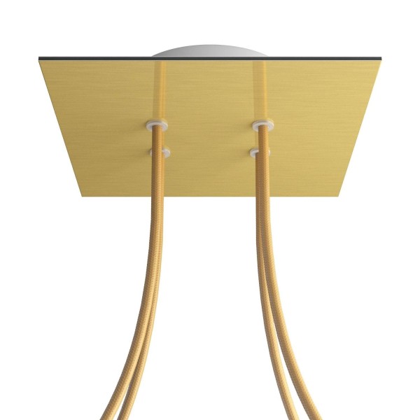 4 Holes - LARGE Square Ceiling Canopy Kit - Rose One System