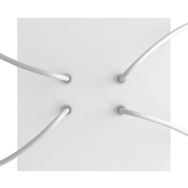 4 Holes - LARGE Square Ceiling Canopy Kit - Rose One System