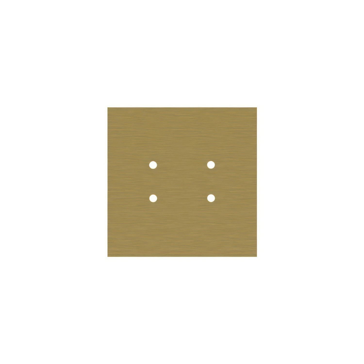 4 Holes - LARGE Square Ceiling Canopy Kit - Rose One System