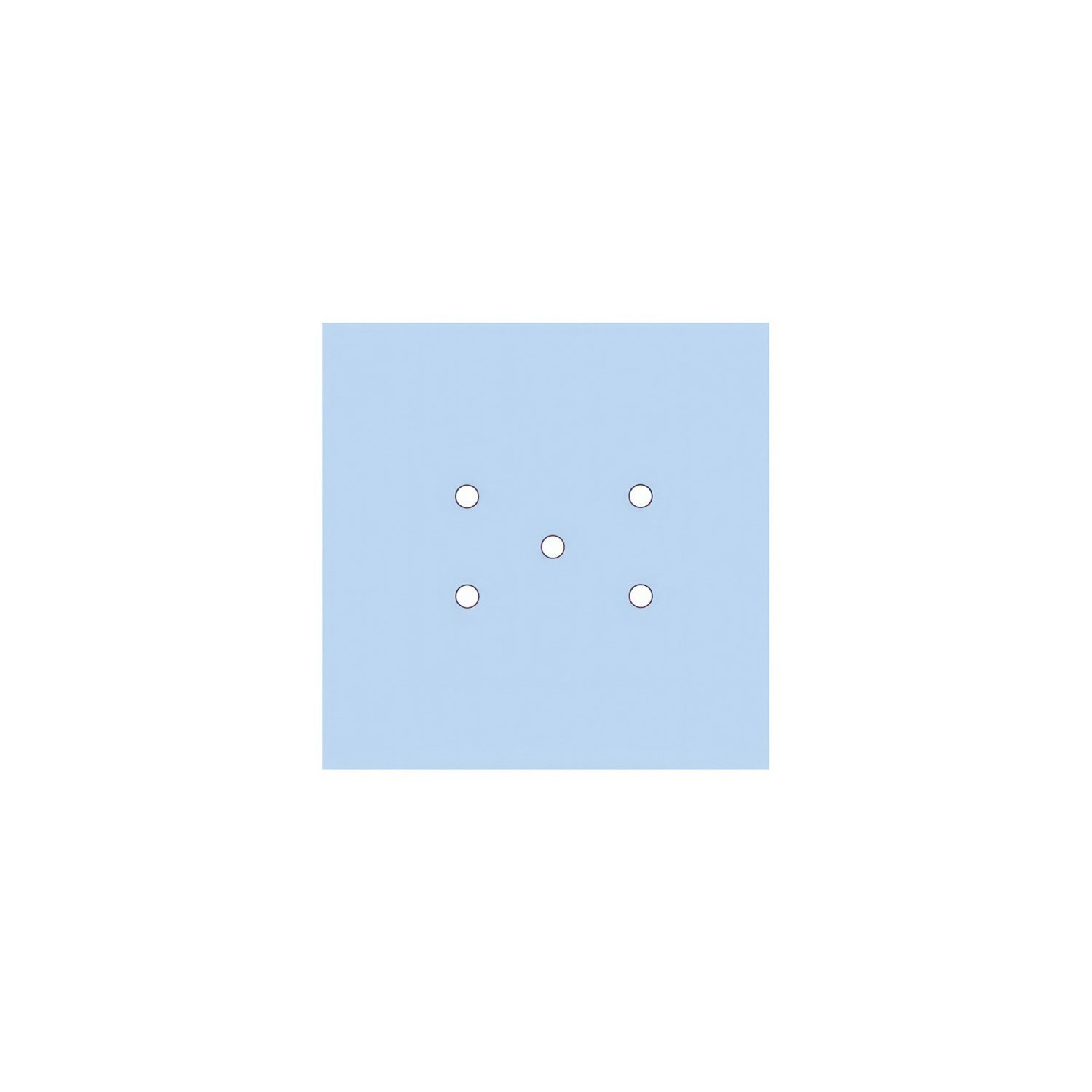 5 Holes - LARGE Square Ceiling Canopy Kit - Rose One System