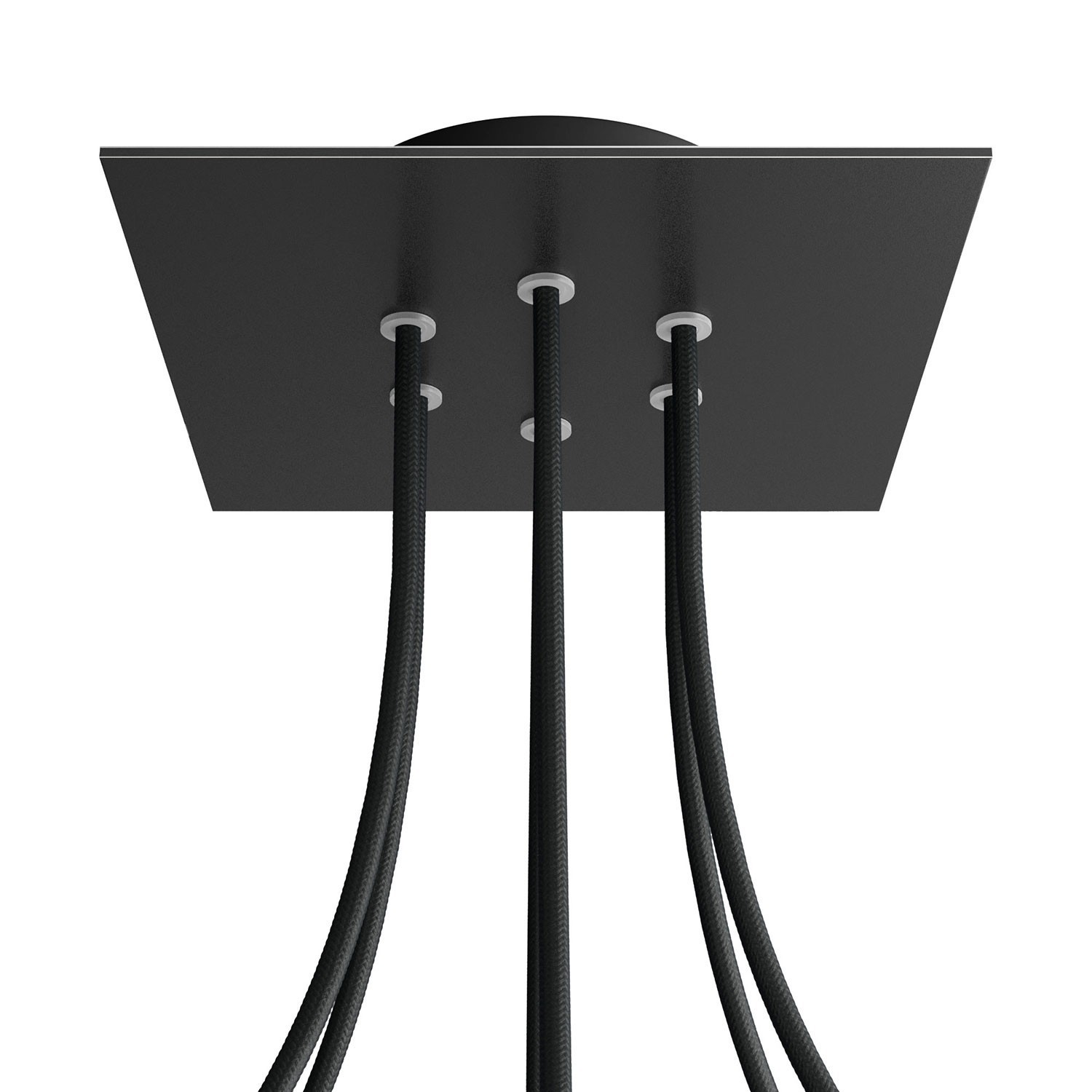 6 Holes - LARGE Square Ceiling Canopy Kit - Rose One System