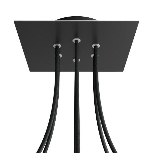 6 Holes - LARGE Square Ceiling Canopy Kit - Rose One System