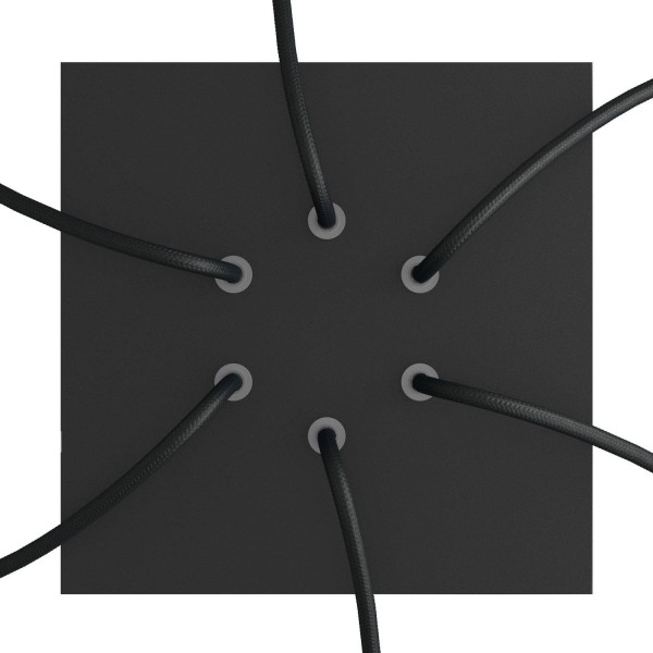 6 Holes - LARGE Square Ceiling Canopy Kit - Rose One System