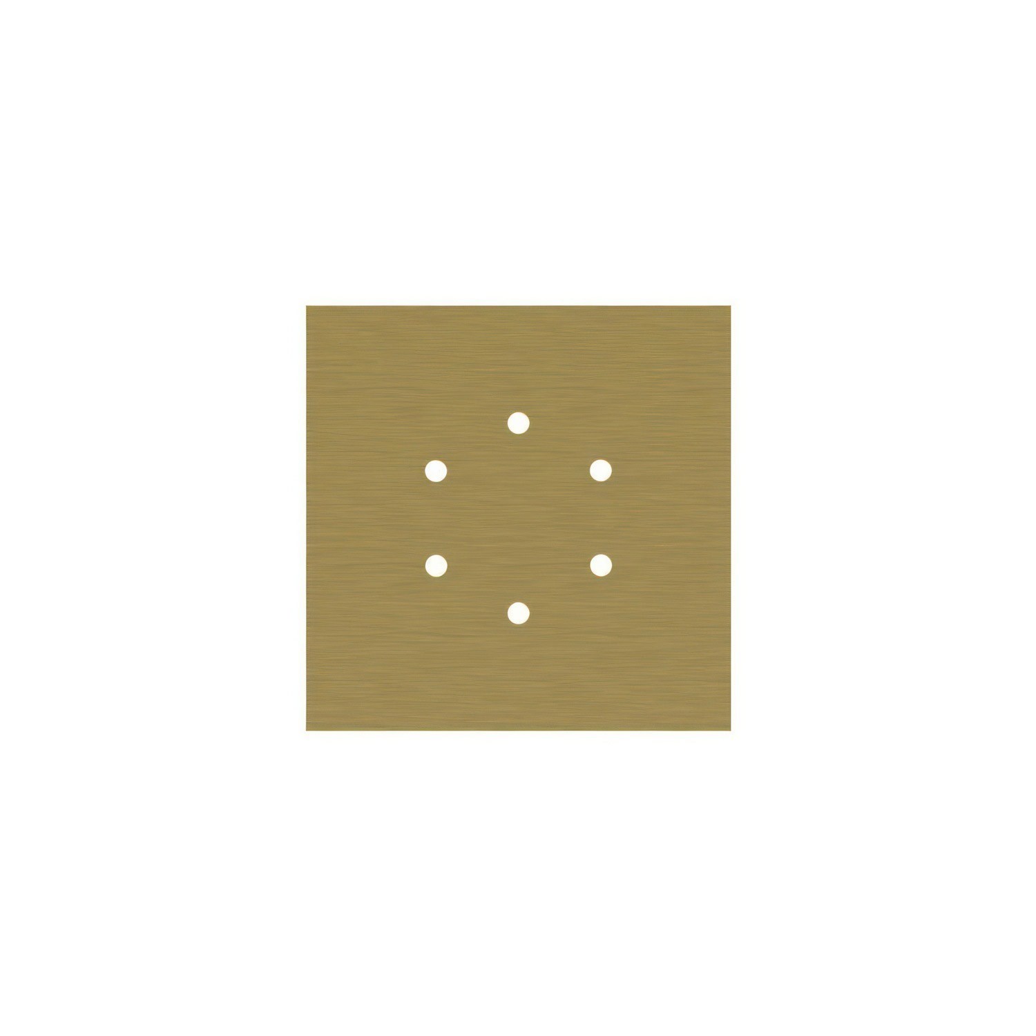 6 Holes - LARGE Square Ceiling Canopy Kit - Rose One System