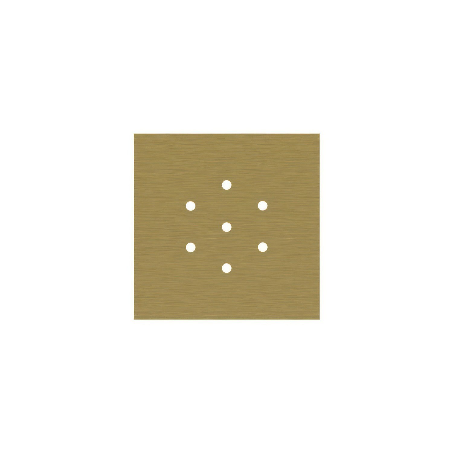 7 Holes - LARGE Square Ceiling Canopy Kit - Rose One System