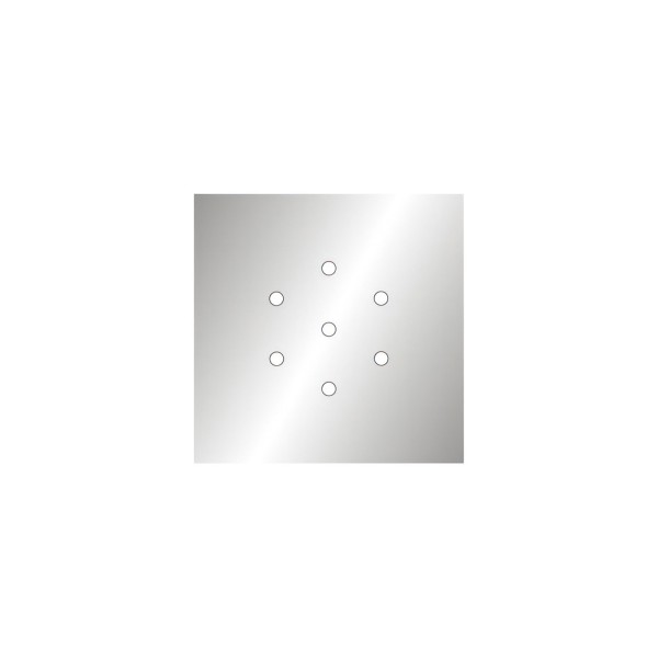 7 Holes - LARGE Square Ceiling Canopy Kit - Rose One System