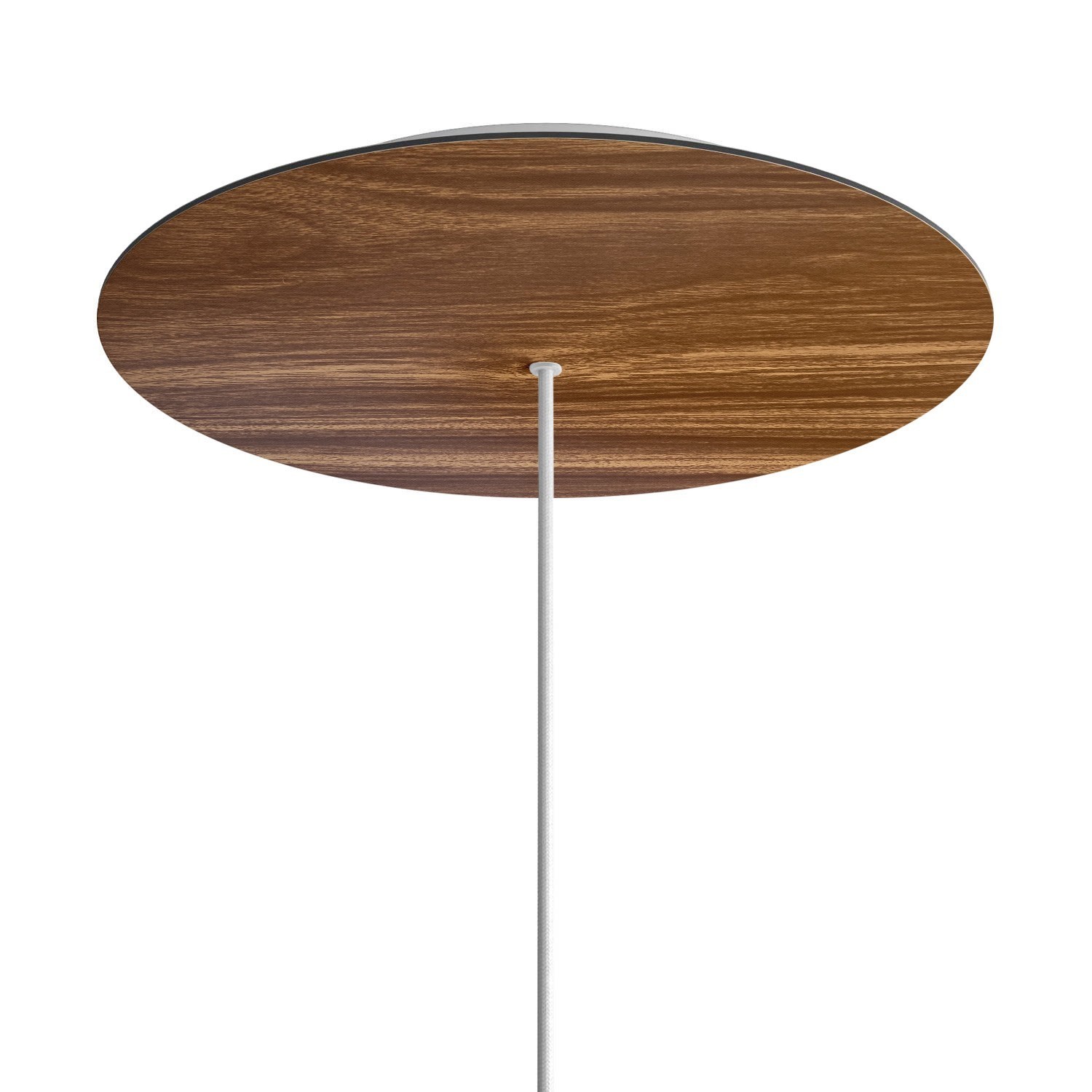 1 Hole - EXTRA LARGE Round Ceiling Canopy Kit - Rose One System - Wood