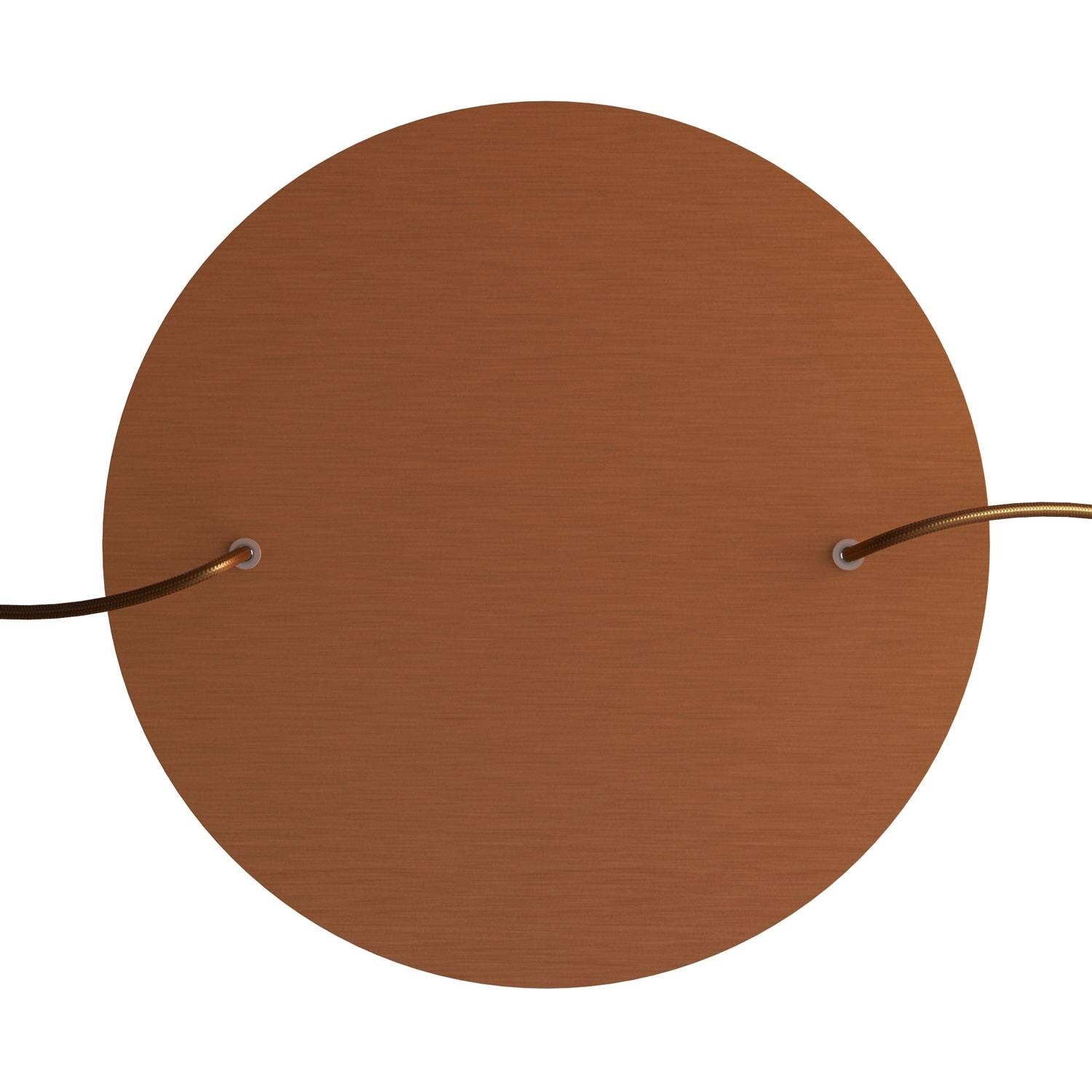 2 Holes - EXTRA LARGE Round Ceiling Canopy Kit - Rose One System