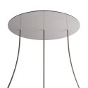 3 In-line Holes - EXTRA LARGE Round Ceiling Canopy Kit - Rose One System