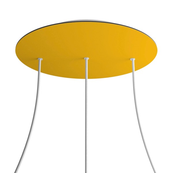 3 In-line Holes - EXTRA LARGE Round Ceiling Canopy Kit - Rose One System