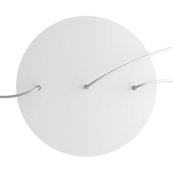 3 In-line Holes - EXTRA LARGE Round Ceiling Canopy Kit - Rose One System