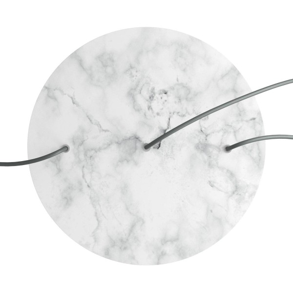 3 In-line Holes - EXTRA LARGE Round Ceiling Canopy Kit - Rose One System