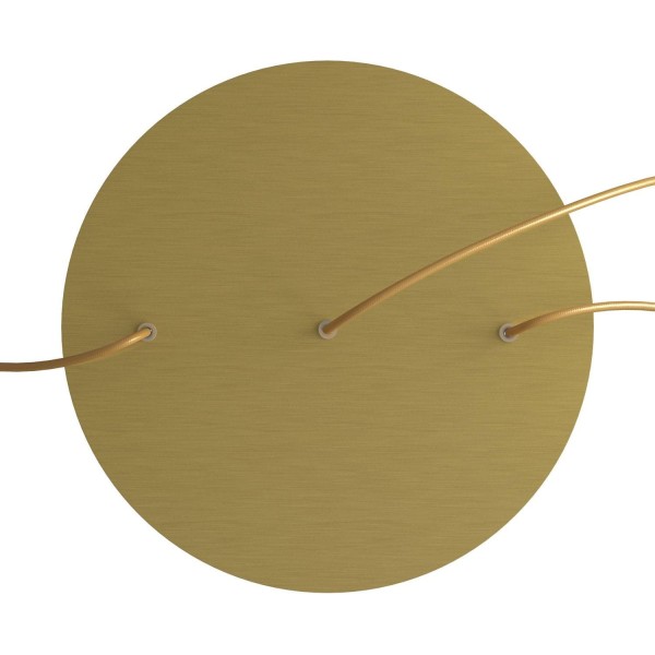 3 In-line Holes - EXTRA LARGE Round Ceiling Canopy Kit - Rose One System