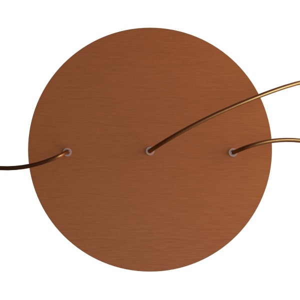 3 In-line Holes - EXTRA LARGE Round Ceiling Canopy Kit - Rose One System