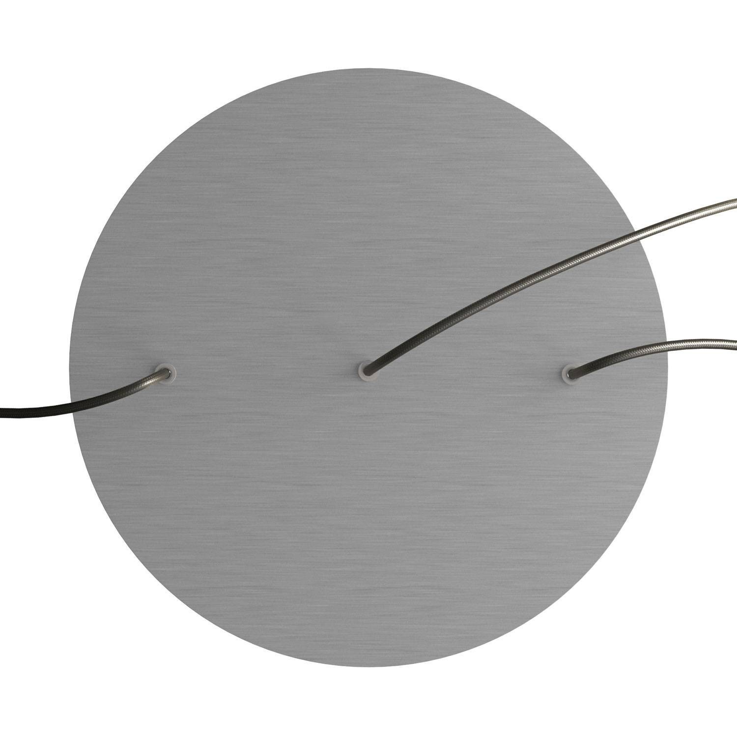 3 In-line Holes - EXTRA LARGE Round Ceiling Canopy Kit - Rose One System