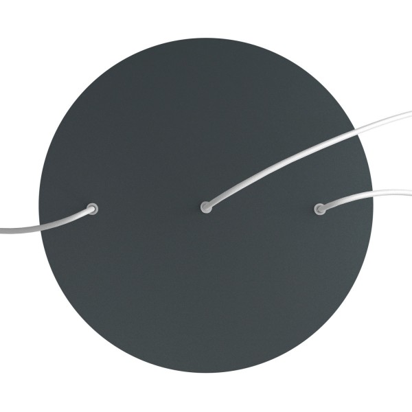 3 In-line Holes - EXTRA LARGE Round Ceiling Canopy Kit - Rose One System