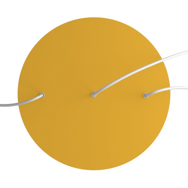 3 In-line Holes - EXTRA LARGE Round Ceiling Canopy Kit - Rose One System