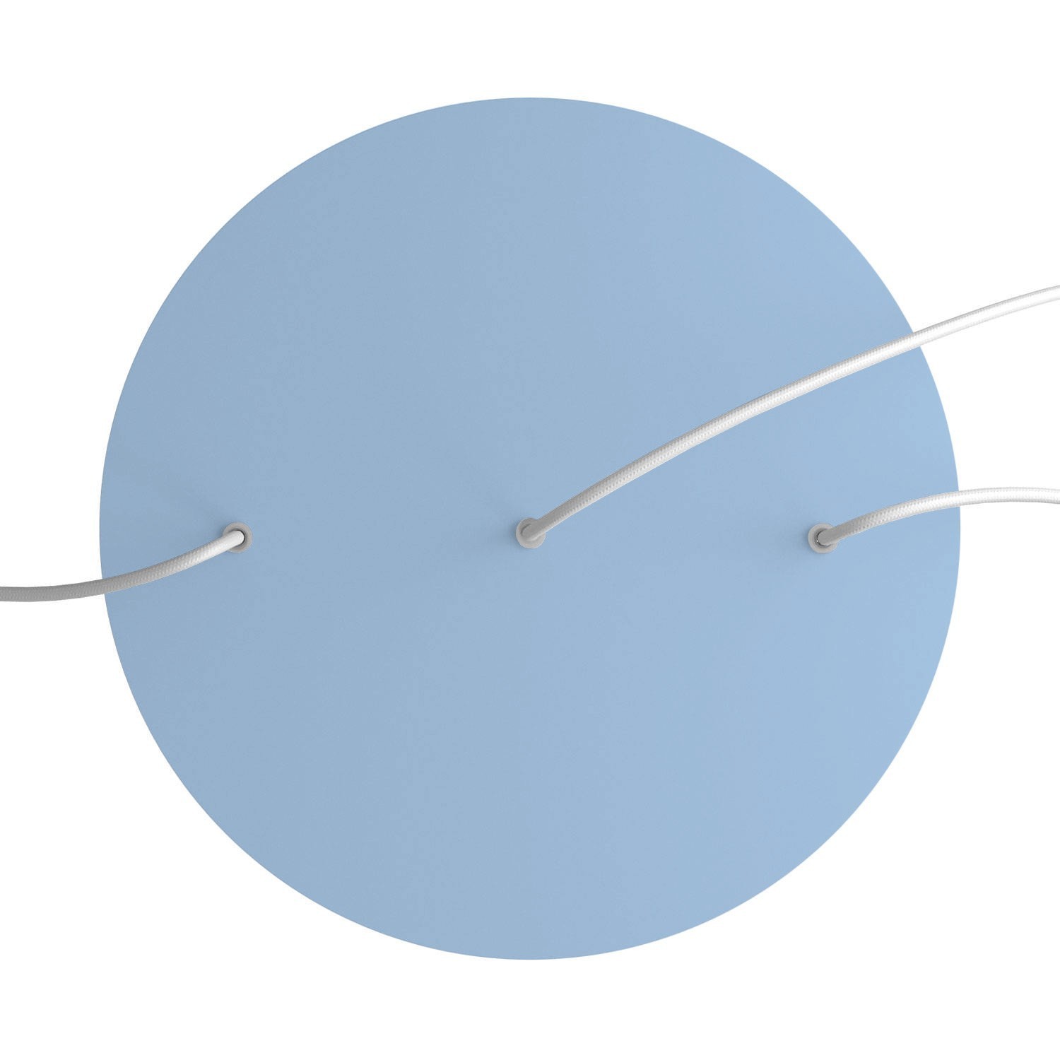 3 In-line Holes - EXTRA LARGE Round Ceiling Canopy Kit - Rose One System