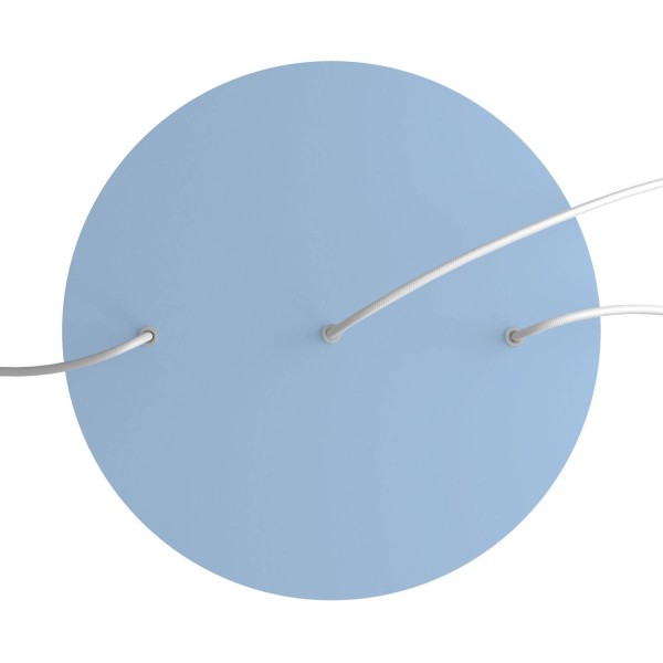 3 In-line Holes - EXTRA LARGE Round Ceiling Canopy Kit - Rose One System