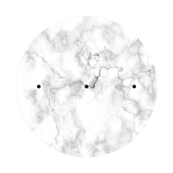 3 In-line Holes - EXTRA LARGE Round Ceiling Canopy Kit - Rose One System