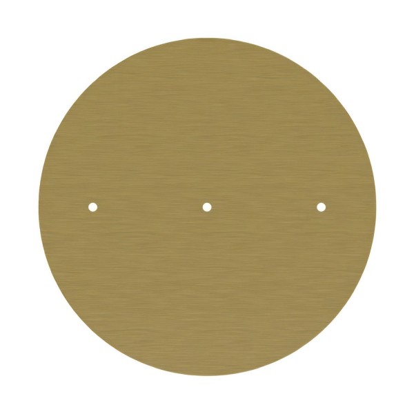 3 In-line Holes - EXTRA LARGE Round Ceiling Canopy Kit - Rose One System