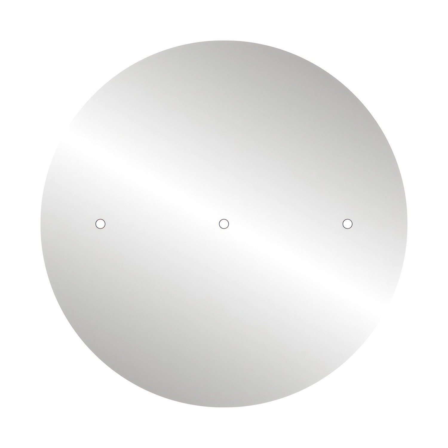 3 In-line Holes - EXTRA LARGE Round Ceiling Canopy Kit - Rose One System