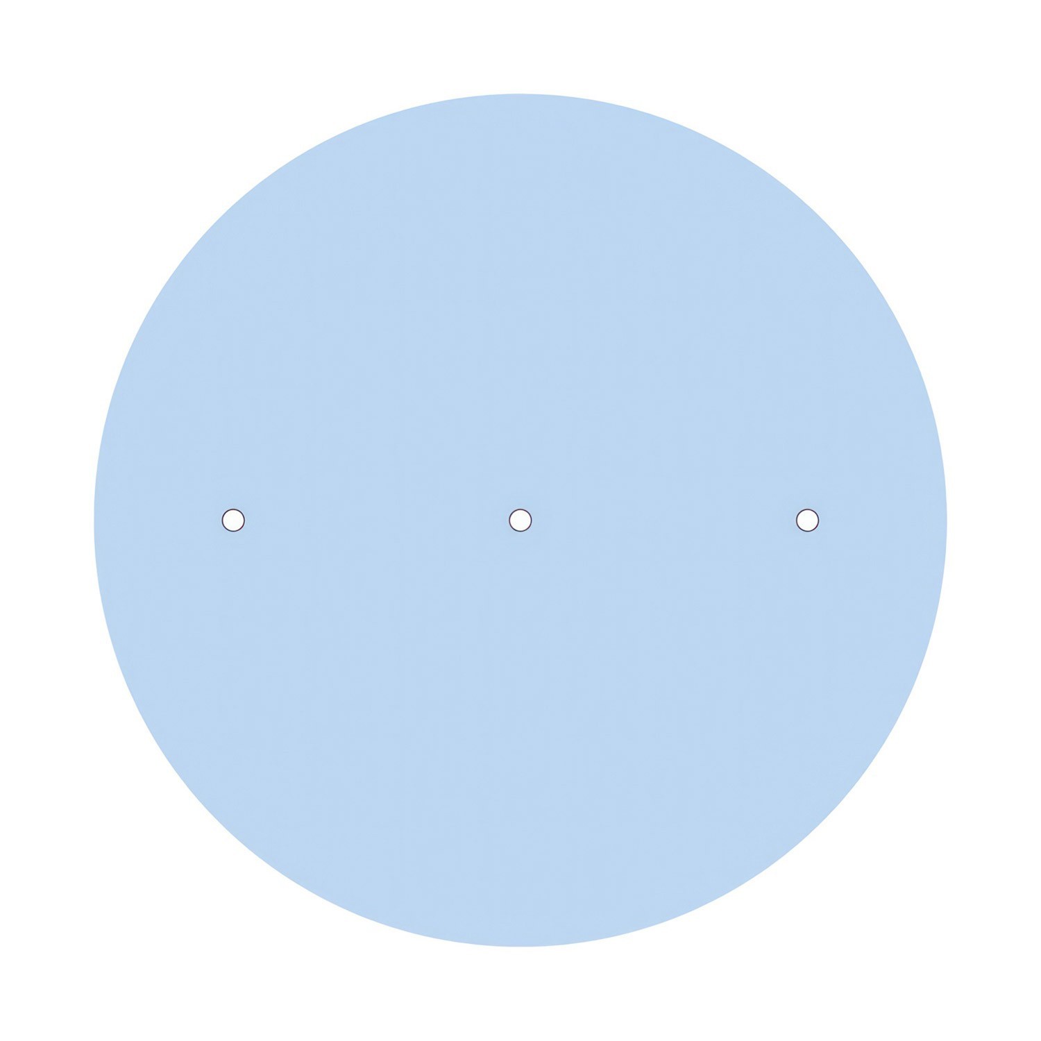 3 In-line Holes - EXTRA LARGE Round Ceiling Canopy Kit - Rose One System