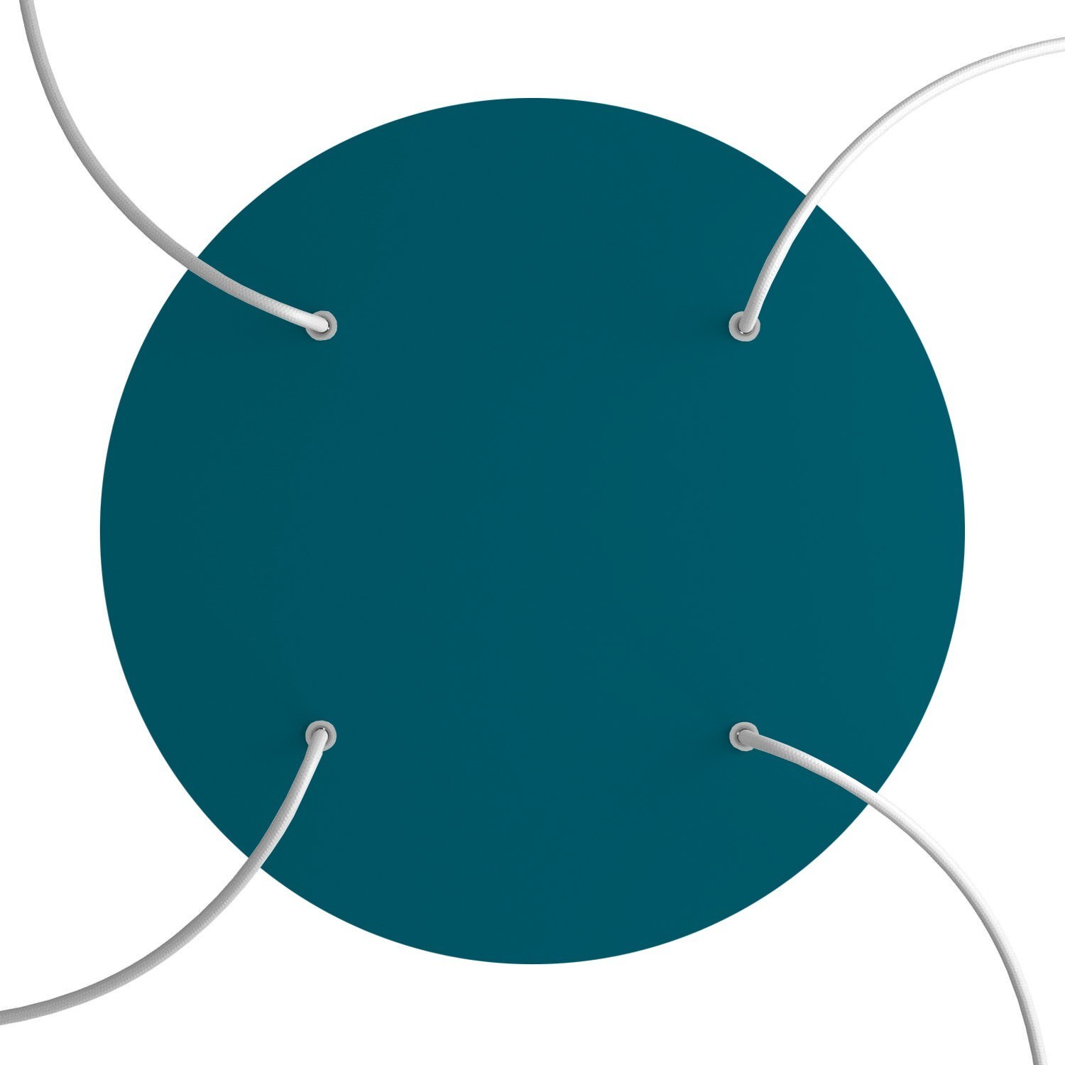 4 Holes - EXTRA LARGE Round Ceiling Canopy Kit - Rose One System