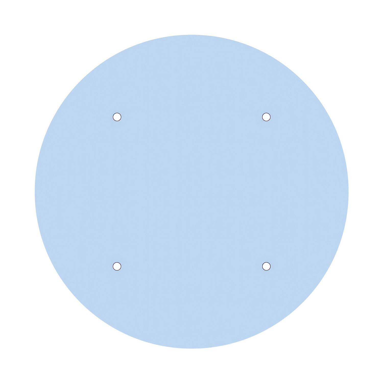 4 Holes - EXTRA LARGE Round Ceiling Canopy Kit - Rose One System