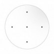 5 Holes - EXTRA LARGE Round Ceiling Canopy Kit - Rose One System
