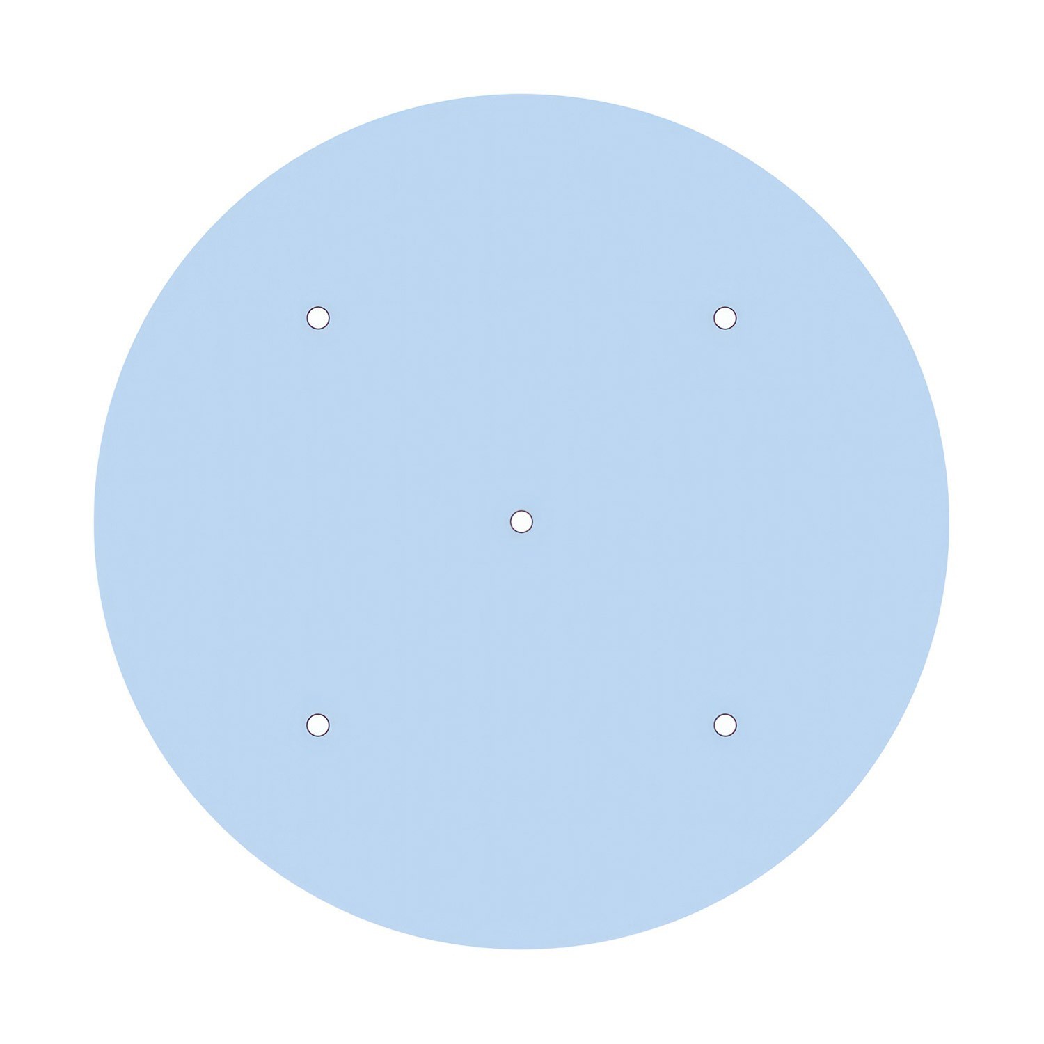5 Holes - EXTRA LARGE Round Ceiling Canopy Kit - Rose One System