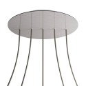 5 In-Line Holes - EXTRA LARGE Round Ceiling Canopy Kit - Rose One System