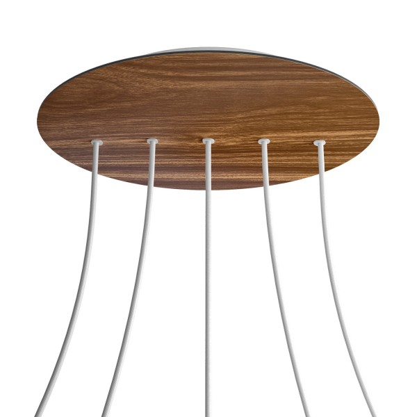 5 In-Line Holes - EXTRA LARGE Round Ceiling Canopy Kit - Rose One System