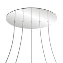 5 In-Line Holes - EXTRA LARGE Round Ceiling Canopy Kit - Rose One System