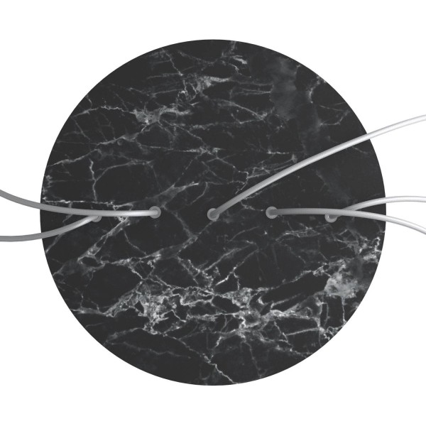 5 In-Line Holes - EXTRA LARGE Round Ceiling Canopy Kit - Rose One System