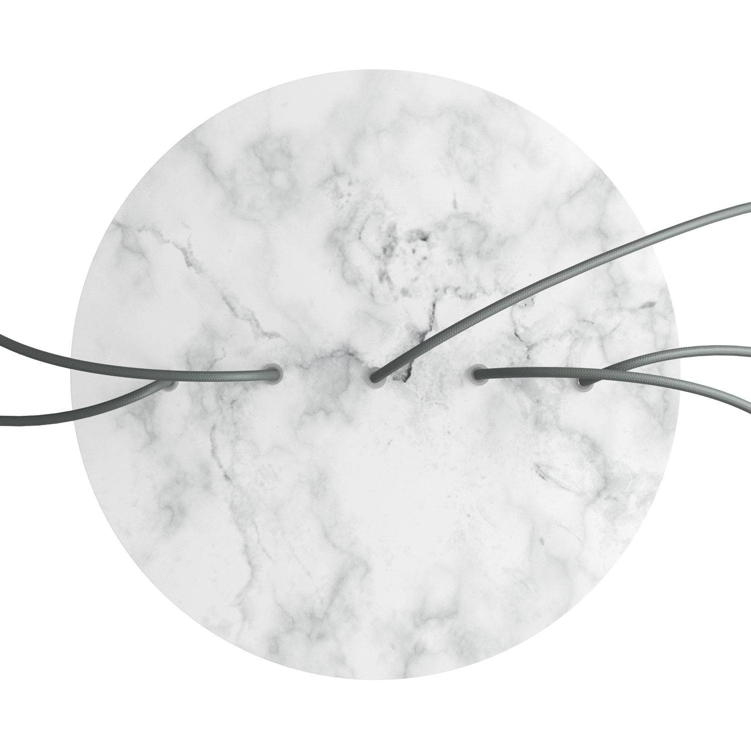 5 In-Line Holes - EXTRA LARGE Round Ceiling Canopy Kit - Rose One System