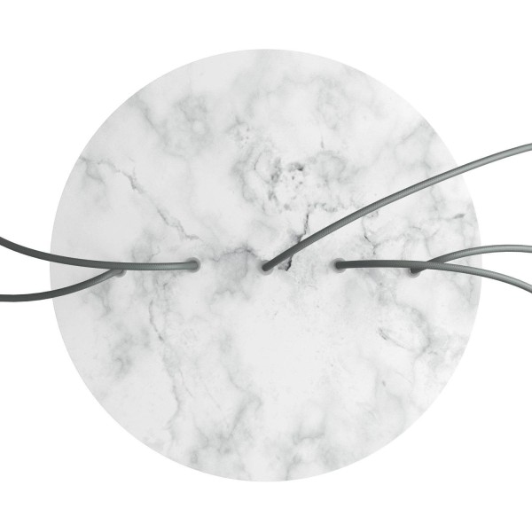 5 In-Line Holes - EXTRA LARGE Round Ceiling Canopy Kit - Rose One System