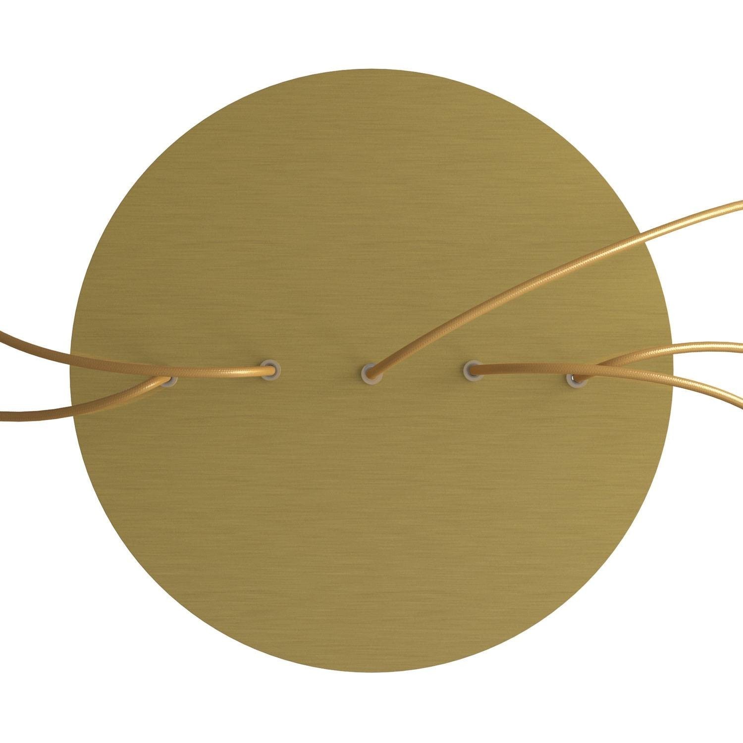5 In-Line Holes - EXTRA LARGE Round Ceiling Canopy Kit - Rose One System