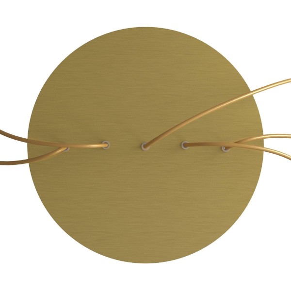 5 In-Line Holes - EXTRA LARGE Round Ceiling Canopy Kit - Rose One System