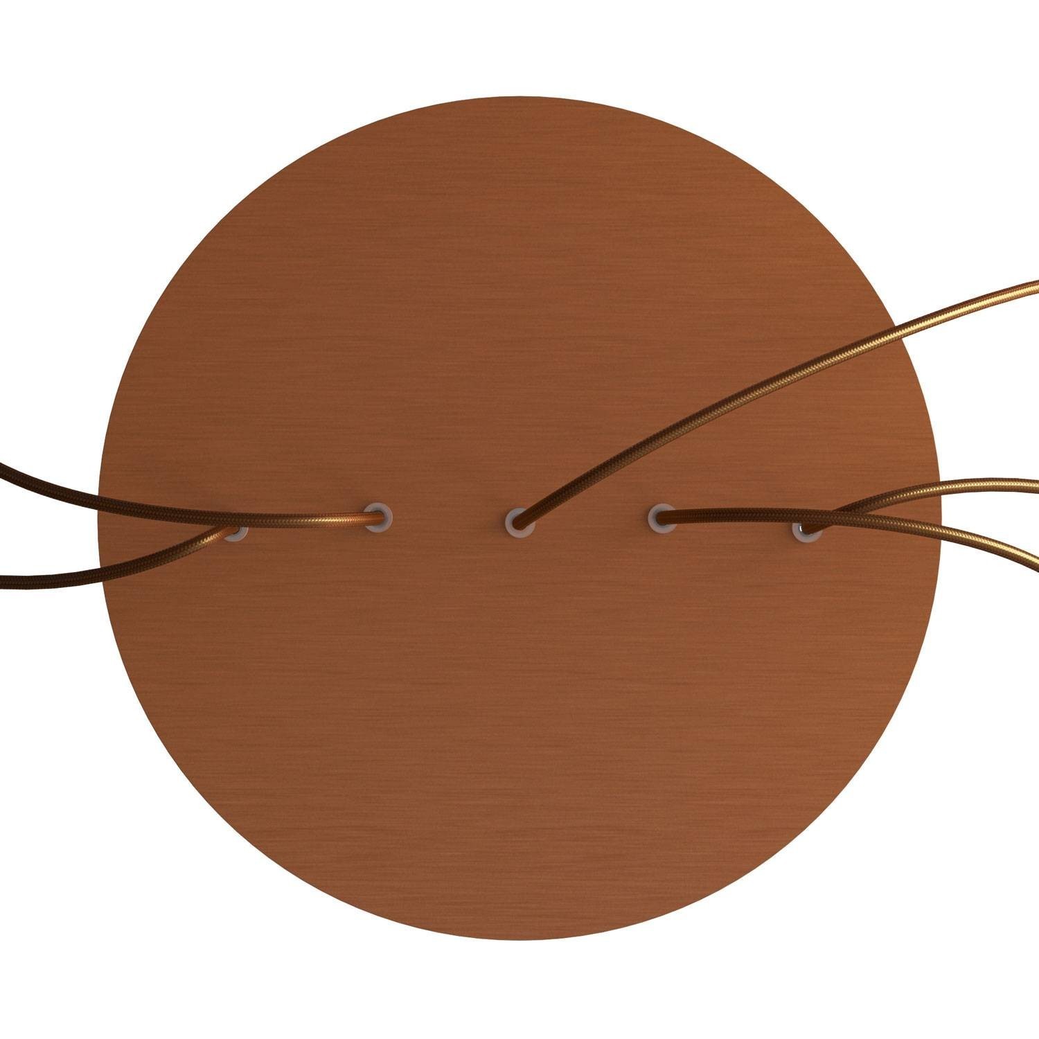 5 In-Line Holes - EXTRA LARGE Round Ceiling Canopy Kit - Rose One System