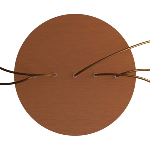 5 In-Line Holes - EXTRA LARGE Round Ceiling Canopy Kit - Rose One System