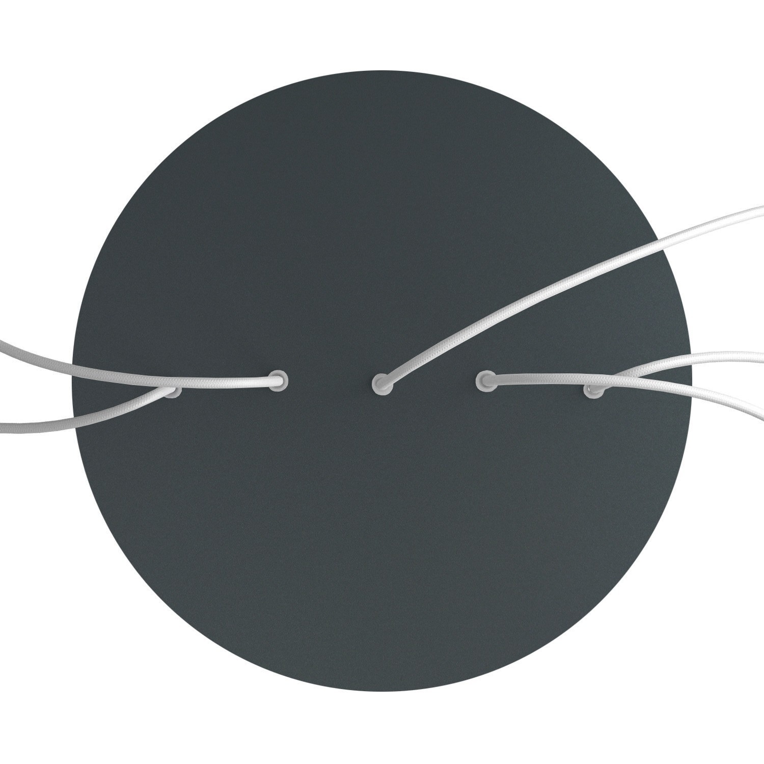 5 In-Line Holes - EXTRA LARGE Round Ceiling Canopy Kit - Rose One System