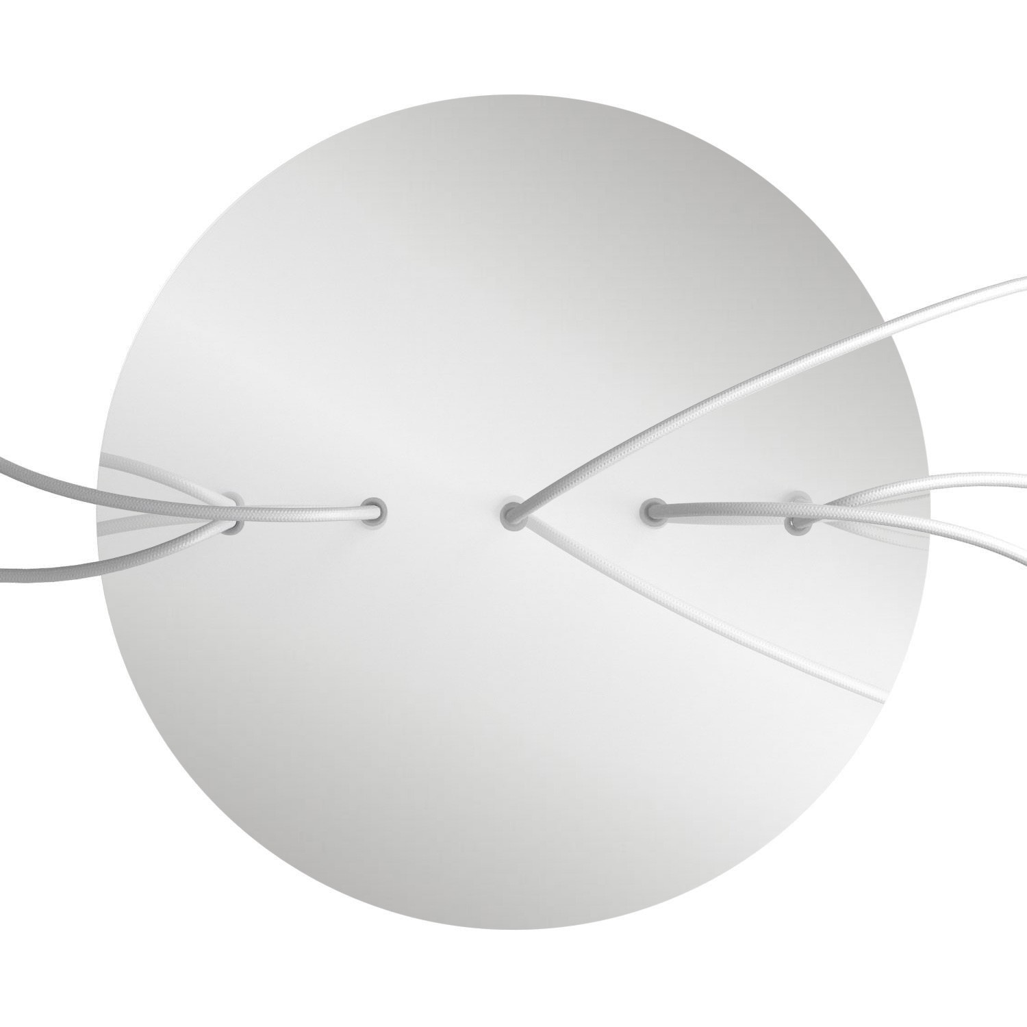 5 In-Line Holes - EXTRA LARGE Round Ceiling Canopy Kit - Rose One System
