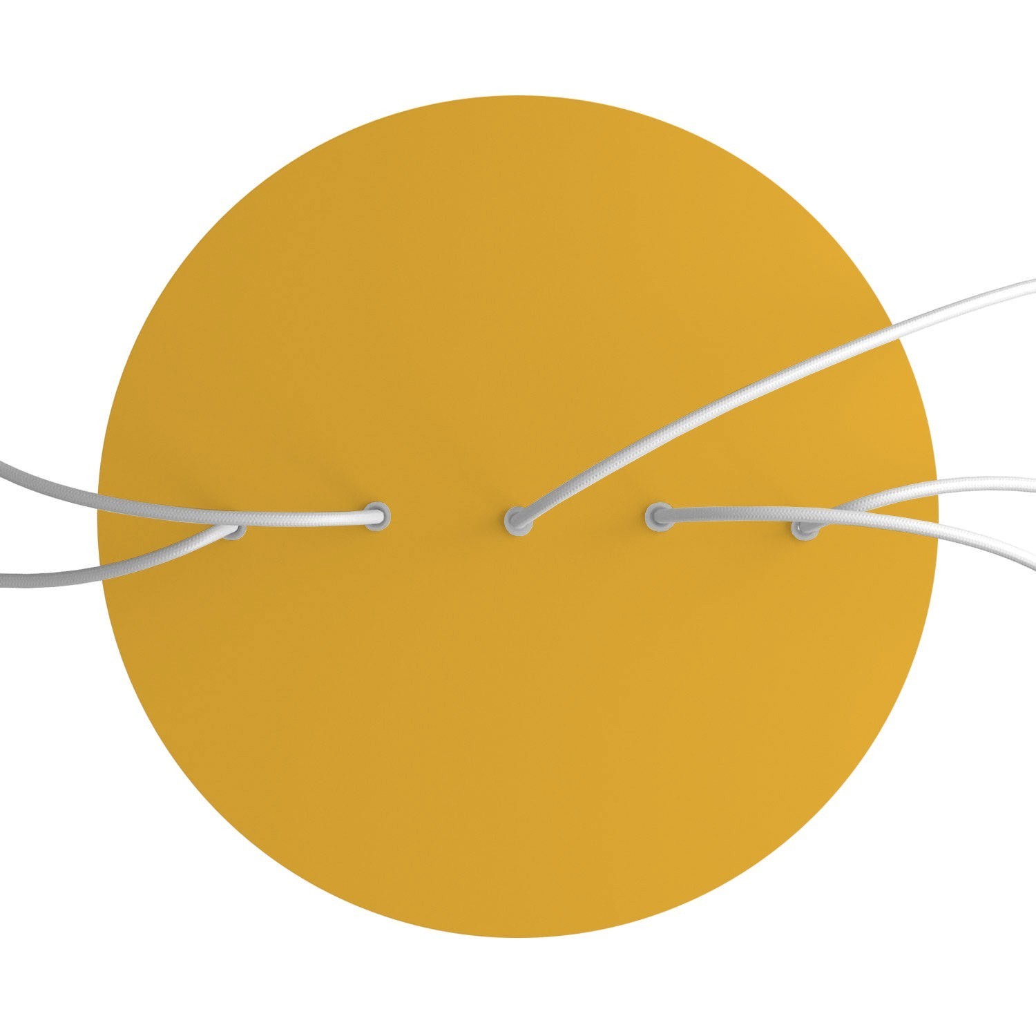 5 In-Line Holes - EXTRA LARGE Round Ceiling Canopy Kit - Rose One System