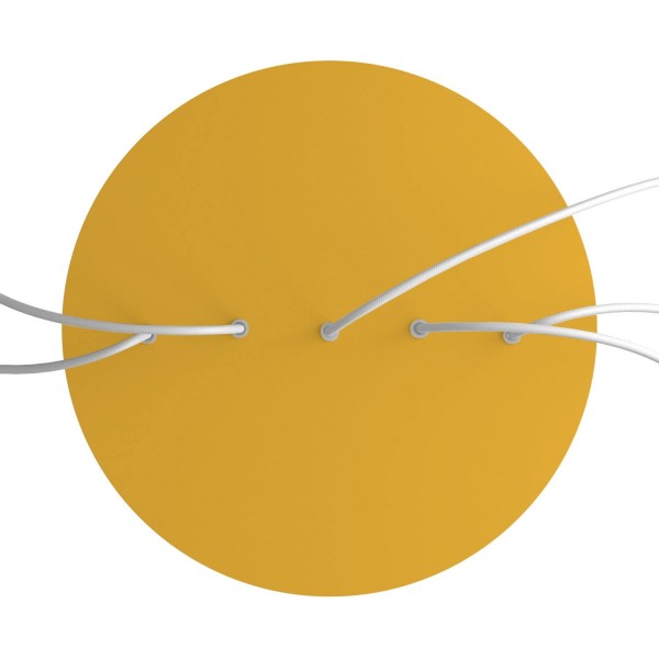 5 In-Line Holes - EXTRA LARGE Round Ceiling Canopy Kit - Rose One System